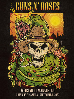 Guns N' Roses Manaus 22 Silva | PosterDrops.com